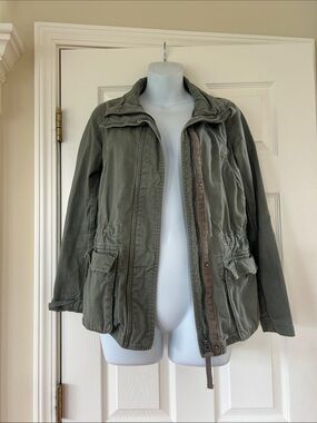 H&M Olive Green Military Field Jacket